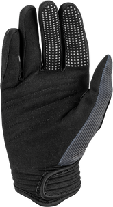 Guantes Fly F-16 Gris/Negro/Blanco Niña